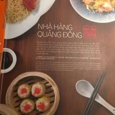 Thực đơn- Crystal Jade Kitchen - Đường 30 Tháng 4 - Nhà Hàng Quảng Đông