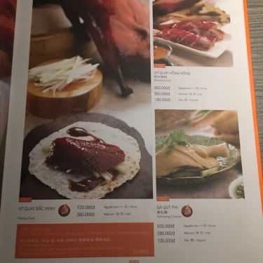 Thực đơn- Crystal Jade Kitchen - Đường 30 Tháng 4 - Nhà Hàng Quảng Đông