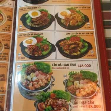 Thực đơn- Nhà Hàng Đôi Đũa Vàng - AEON Mall Bình Dương