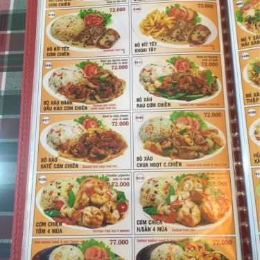 Thực đơn- Nhà Hàng Đôi Đũa Vàng - AEON Mall Bình Dương