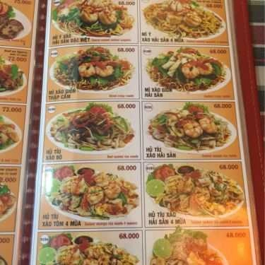 Thực đơn- Nhà Hàng Đôi Đũa Vàng - AEON Mall Bình Dương