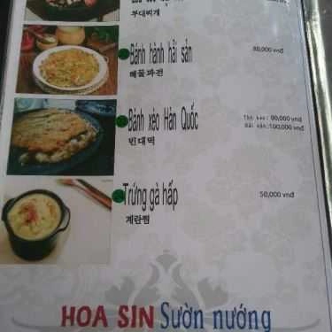 Thực đơn- Nhà Hàng Hoa Xinh Cat