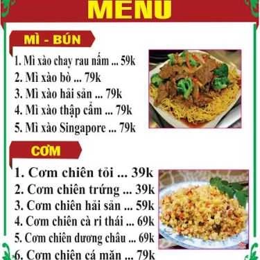 Thực đơn- Nhà Hàng Hương Quê - Ẩm Thực Sân Vườn