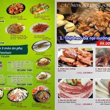 Thực đơn- Jang Soo Chon - Nhà Hàng Hàn Quốc - Đại Lộ Bình Dương
