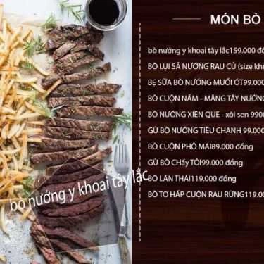 Thực đơn- King's Grill - Nhà Hàng Nướng