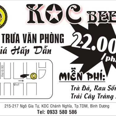 Thực đơn- Nhà Hàng Koc Beer