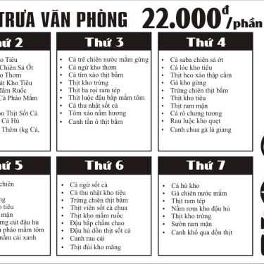 Thực đơn- Nhà Hàng Koc Beer