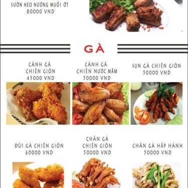Thực đơn- Nhà Hàng Lâm Cua - Hải Sản Tươi Sống