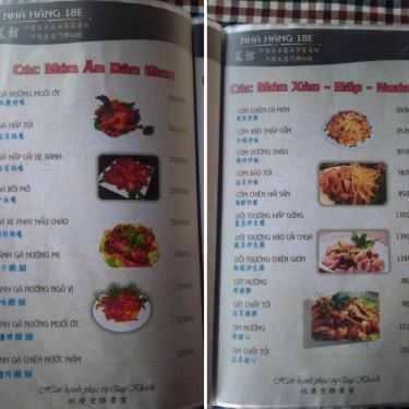 Thực đơn- Nhà Hàng 18E - Ẩm Thực Sân Vườn