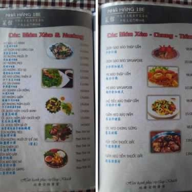 Thực đơn- Nhà Hàng 18E - Ẩm Thực Sân Vườn