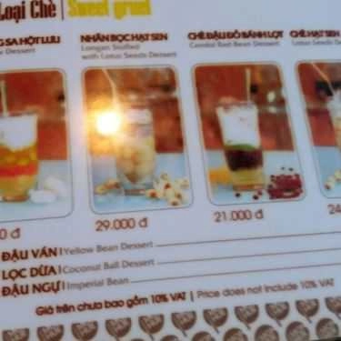 Thực đơn- Nhà Hàng Món Huế - Yersin Bình Dương