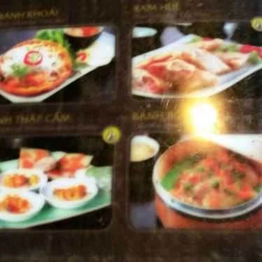 Thực đơn- Nhà Hàng Món Huế - Yersin Bình Dương