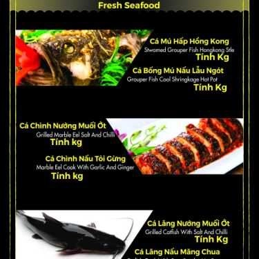 Thực đơn- Nhà Hàng Ngân - Riêu & Nướng
