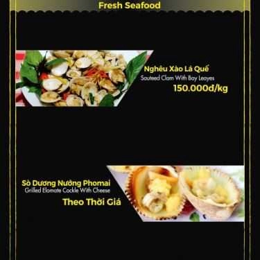 Thực đơn- Nhà Hàng Ngân - Riêu & Nướng