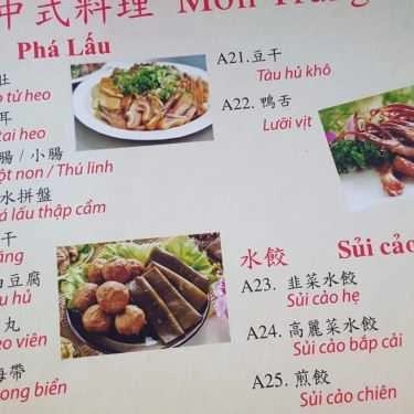 Thực đơn- Nhà Hàng Tân Phú - Món Ăn Việt Nam