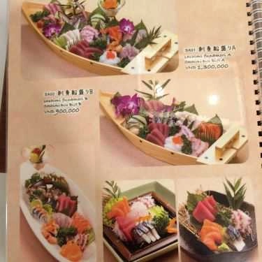 Thực đơn- Phạm Vân Sakura - Nhà Hàng Nhật Bản