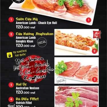 Thực đơn- Nhà Hàng Phố Nướng Tokyo Chánh Nghĩa - Ngô Gia Tự