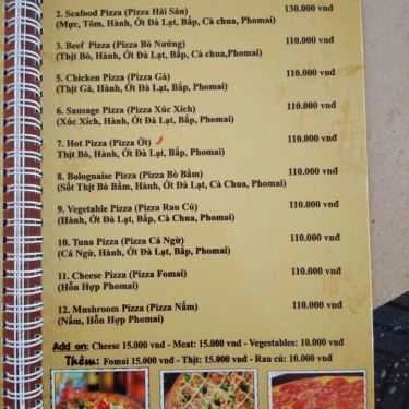 Thực đơn- Nhà Hàng Res Beefsteak - Thích Quảng Đức