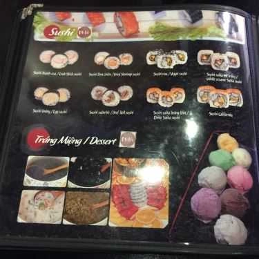 Thực đơn- Nhà Hàng Saika Restaurant