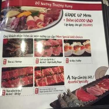 Thực đơn- Nhà Hàng Saika Restaurant