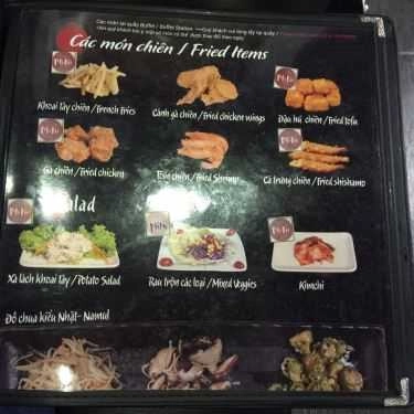 Thực đơn- Nhà Hàng Saika Restaurant