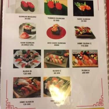 Thực đơn- Nhà Hàng Sushi & Lẩu Nướng