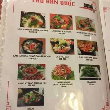 Thực đơn- Nhà Hàng Sushi & Lẩu Nướng