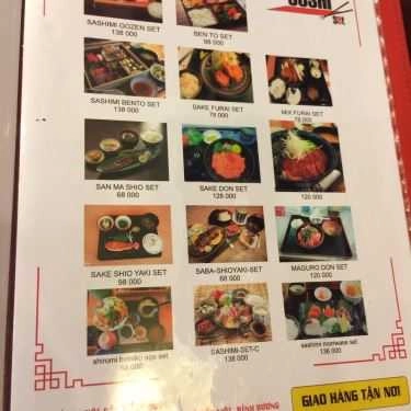 Thực đơn- Nhà Hàng Sushi & Lẩu Nướng