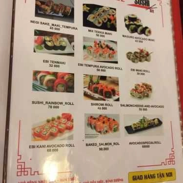 Thực đơn- Nhà Hàng Sushi & Lẩu Nướng