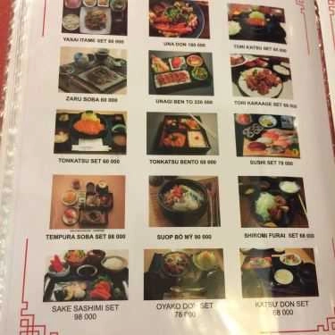 Thực đơn- Nhà Hàng Sushi & Lẩu Nướng