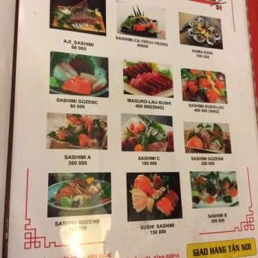 Thực đơn- Nhà Hàng Sushi & Lẩu Nướng