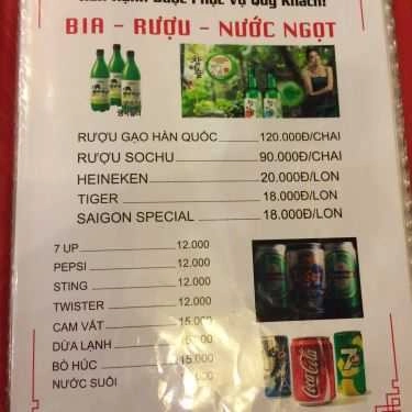Thực đơn- Nhà Hàng Sushi & Lẩu Nướng