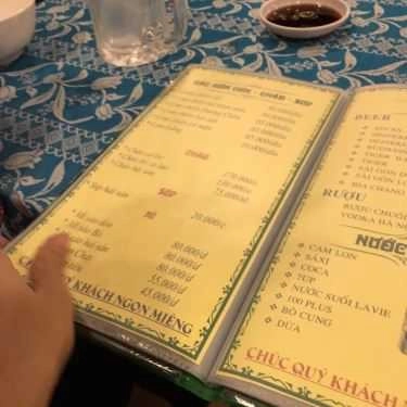 Thực đơn- Nhà Hàng Tân Lạc Viên - Đặc Sản Gà Tiềm Ớt Hiểm