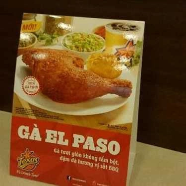 Thực đơn- Nhà Hàng Texas Chicken - AEON Mall Bình Dương