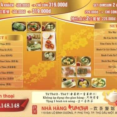 Thực đơn- Yum Cha - Nhà Hàng Trung Hoa