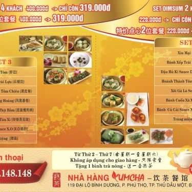 Thực đơn- Yum Cha - Nhà Hàng Trung Hoa