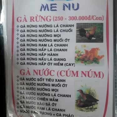 Thực đơn- Nhà Hàng Như Ngọc