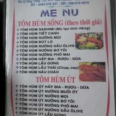 Thực đơn- Nhà Hàng Như Ngọc