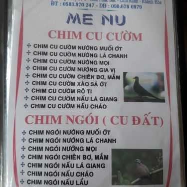 Thực đơn- Nhà Hàng Như Ngọc