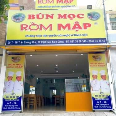 Không gian- Quán Ăn Bún Mọc Ròm Mập - Trần Quang Khải