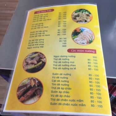 Thực đơn- Quán Ăn Lẩu Dê Đức Tài 2