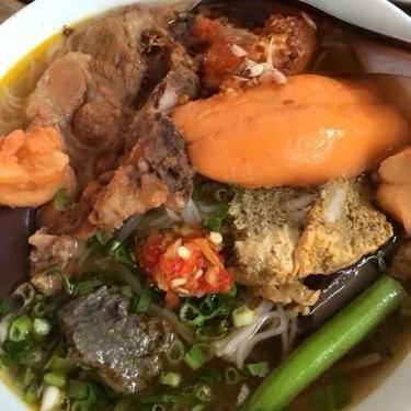 Món ăn- Quán Ăn DoMiNo- Bún Riêu Trứng Mực & Rau Nhút