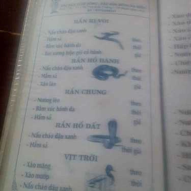 Thực đơn- Quán Ăn Eo Biển - Hải Sản Tươi Sống