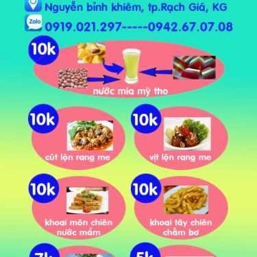 Tổng hợp- Quán Ăn Ngân Đình - Nước Mía Mỹ Tho & Ăn Vặt