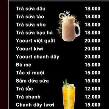 Thực đơn- Quán Ăn Vymachi Food - Cháo Ếch Singapore & Mì Cay