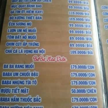 Tổng hợp- Nhà Hàng Ẩm Thực Hoa Viên - Bà Triệu