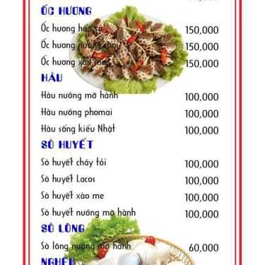 Thực đơn- Bích Câu 2 - Nhà Hàng Hải Sản