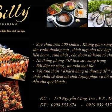 Tổng hợp- Nhà Hàng Billy House Restaurant - Ẩm Thực Hoa Việt