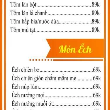 Thực đơn- Nhà Hàng Làng Nướng Ngói