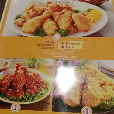 Thực đơn- Nhà Hàng Papa's Chicken - Đoàn Thị Điểm